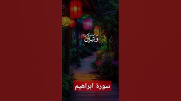 سورة ابراهيم #اكسبلور #دويتو #quran #تيك_توك #دعاء #دعاءمستجاب #لايك #حالات_واتس #duet