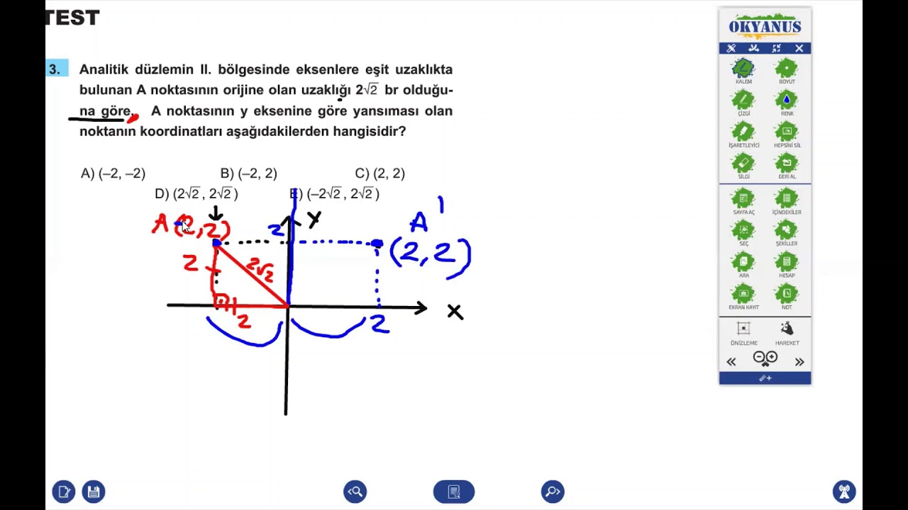 39. seans Dönüşümler-2 okyanus 40 seans ayt geometri