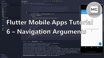 Flutter Tutorial - 6 - Navigation Arguments