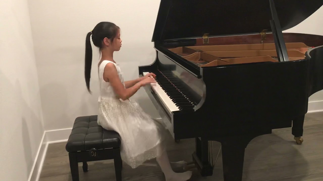 April-age 10 perform Paganini’s theme and variations by Isaac Berkorich