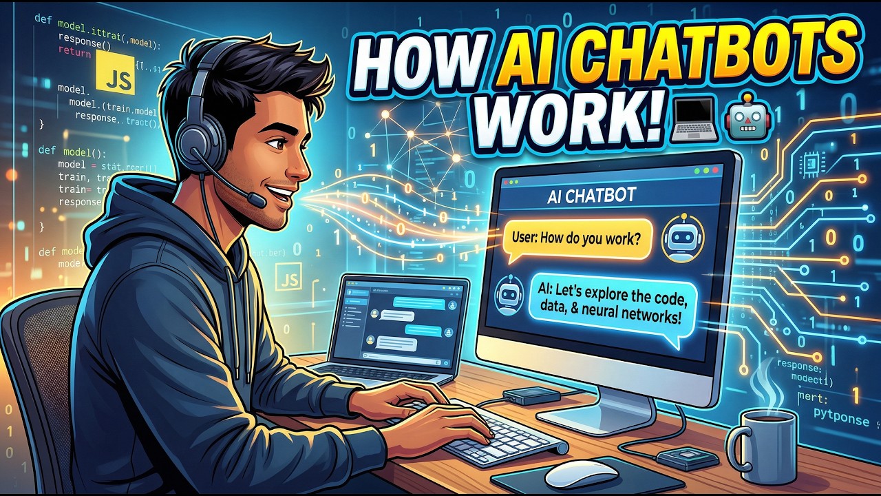 How AI Chatbots Work – The Technology Behind the Conversation. - YouTube