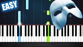The Phantom Of The Opera Theme - EASY Piano Tutorial by PlutaX chords