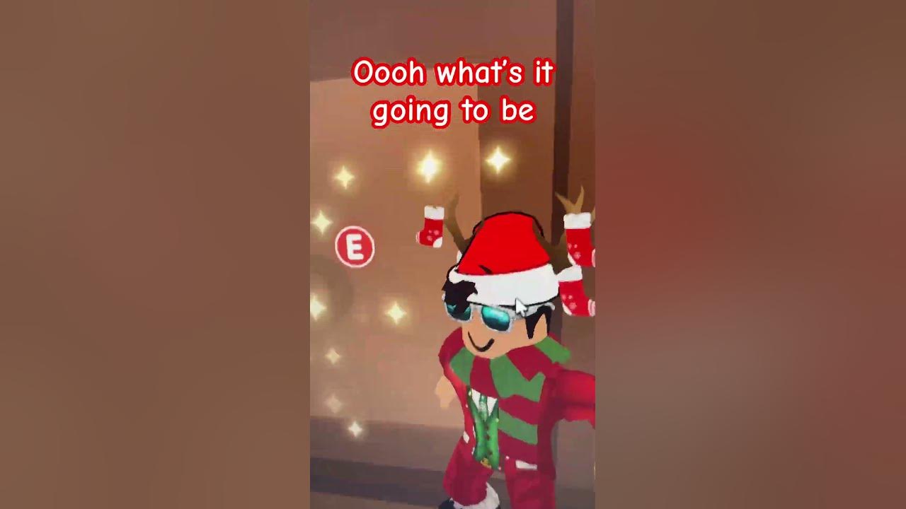 Opening day 5 of the adopt me advent calendar adoptme roblox 