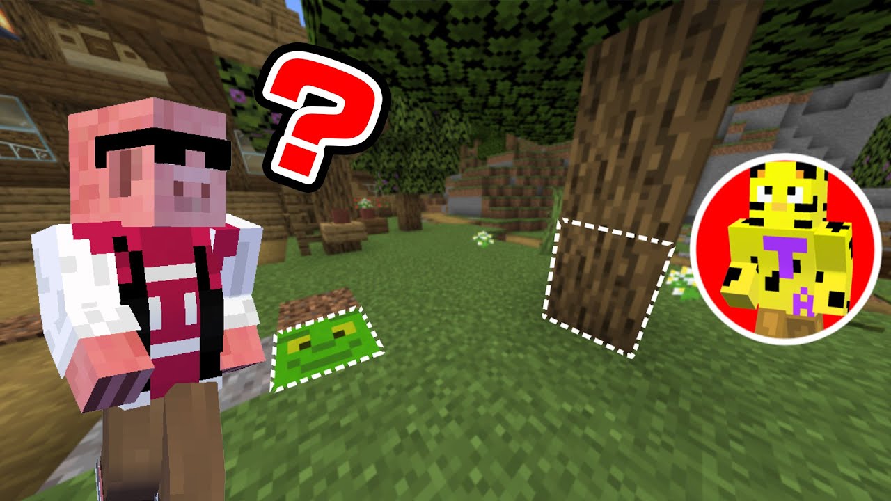 【マイクラ】ブロックに擬態してかくれんぼ！最強ポジで大無双するのは誰だ！？