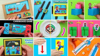 10 Best Super Mario Paper crafts DIY. Super Mario Game from paper. How to make PAPER CRAFTS for FANS