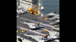 RC F-14 Tomcat catapult launch from RC USS Nimitz #aircraft #aircraftcarrier #rcplane