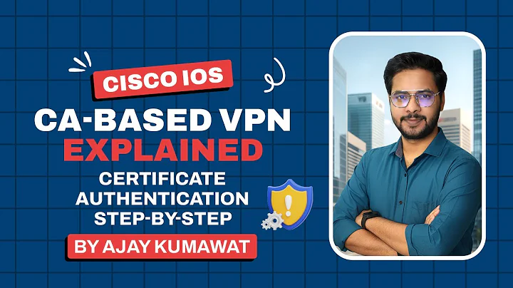 IOS CA-Based VPN Explained | Certificate Authentication Step-by-Step #networking #ios #vpn