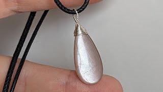 Wire Wrapping Side Drilled Briolette Bead Tutorial