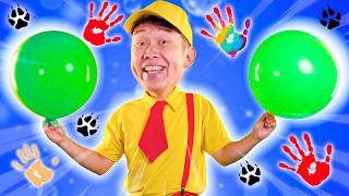 Colorful Kids Dance Song | Learn Colors with Balloons | Lights Kids Songs