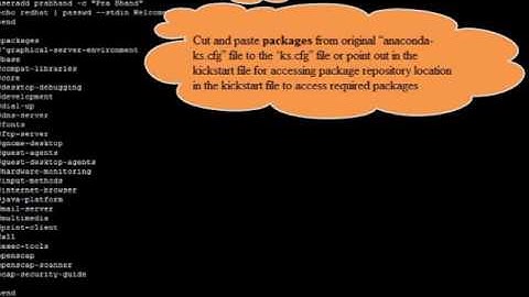 How to automate rhel7 installation using Kickstart