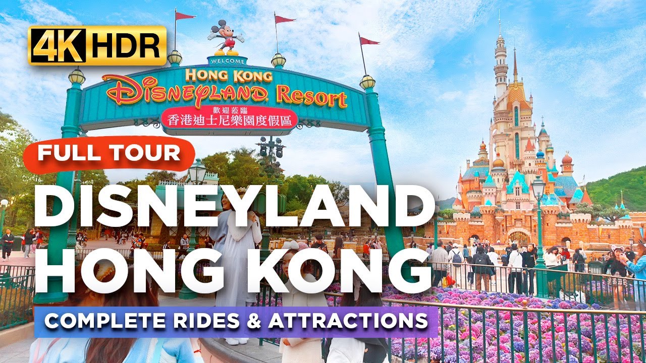 Full Tour of DISNEYLAND HONG KONG 2025 | Complete Attractions and POV Rides | Top Asia Destination