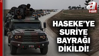 Hasekeye Suriye Bayrağı Dikildi A Haber Suriyenin Haseke Kentinde... A Haber