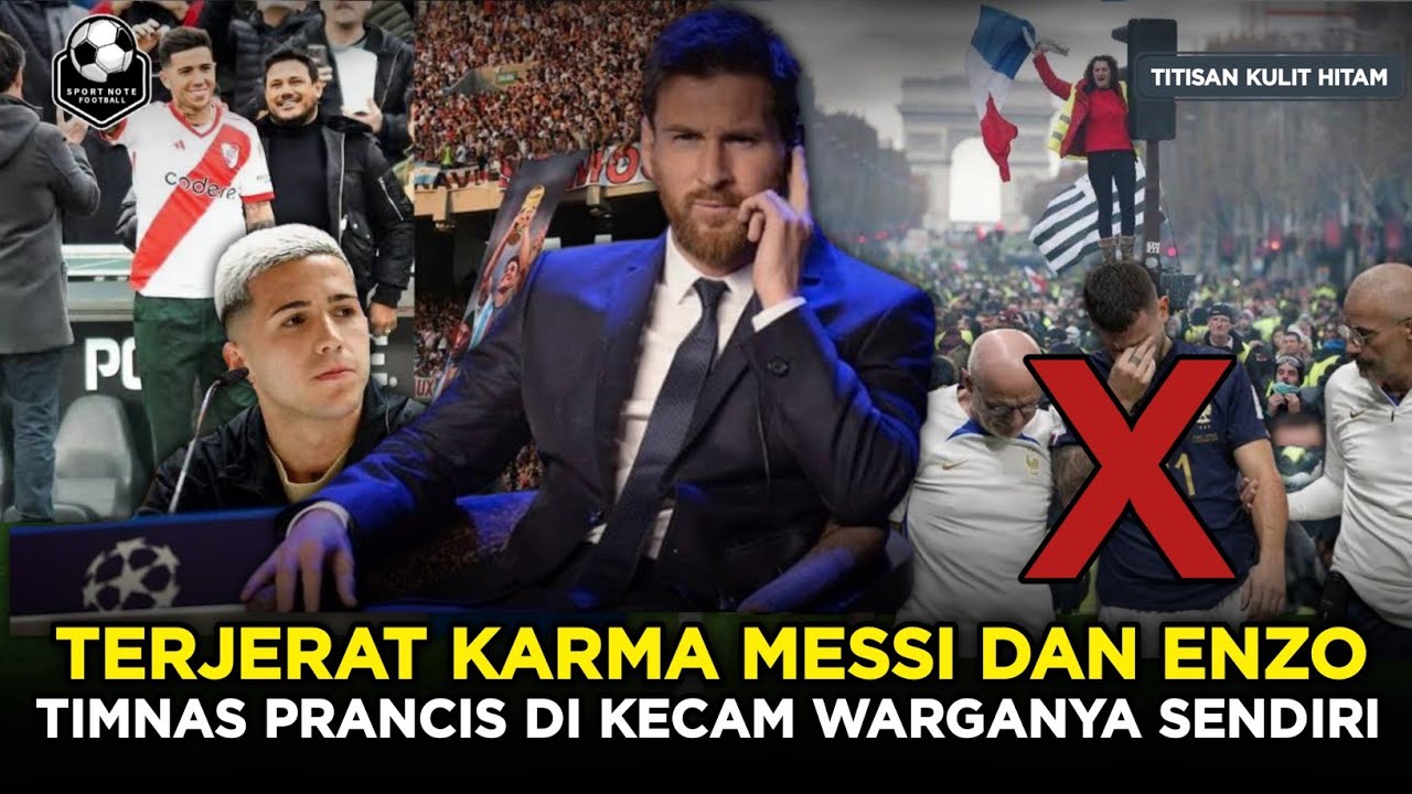 BERNASIB BURUK, TIMNAS PRANCIS TERJERAT KARMA MESSI DAN ENZO FERNADEZ USAI ARGENTINA DITUDUH RASIS