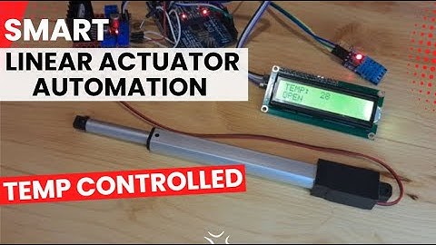 Set Temperature, Actuator Responds – Arduino LCD Shows Live Temp & Status