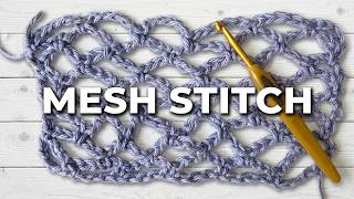 Crochet Mesh / Net Stich Tutorial 