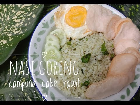 Resep Nasi Goreng Kampung Cabe Rawit
