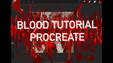 Procreate easy Blood Tutorial