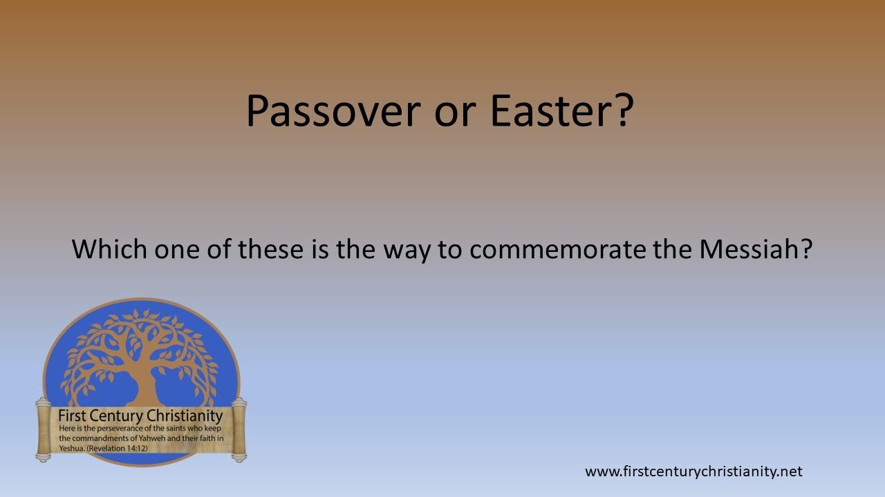 ⁣Passover or Easter?