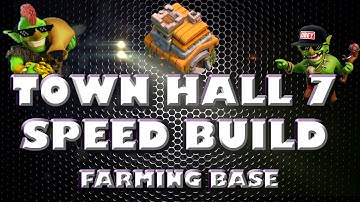 Town Hall 7 Dark Elixir Farming Base Speed Build 2015/2016