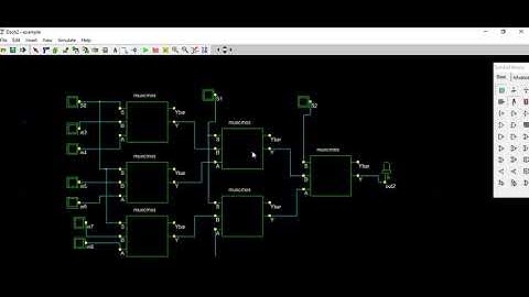 DSCH| MUX 4:1 and Mux8 :1  using  2:1|MUX  Cascading