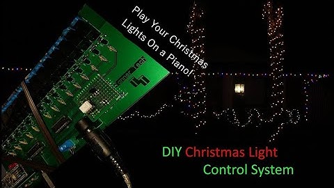 DIY MIDI Controlled Christmas Lights w/ Custom Circuit Board