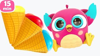 Eğitici Çizgi Film. Baykuş Hophop Ile En Sevimli Bölümler. Çocuk Videosu