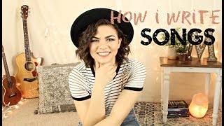 My Songwriting Process/How I Became A Songwriter!