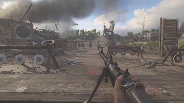 COD WWII Hardest Gun Range Sequence SOLO