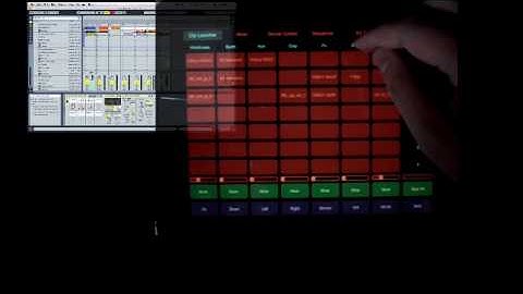 iPad + LiveControl and Ableton Live