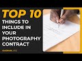 PHOTOGRAPHY CONTRACTS: 10 MUST HAVE Things You NEED To Include In Your Contract