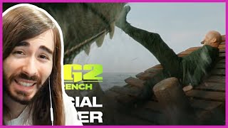 MEG 2: THE TRENCH - OFFICIAL TRAILER | Moistcr1tikal reacts