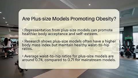 Are Plus-size Models Promoting Obesity? - Inside Body Image
