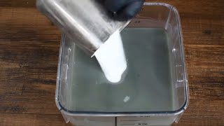 Making Aloe & Sea Salt Cold Process Salt Soap