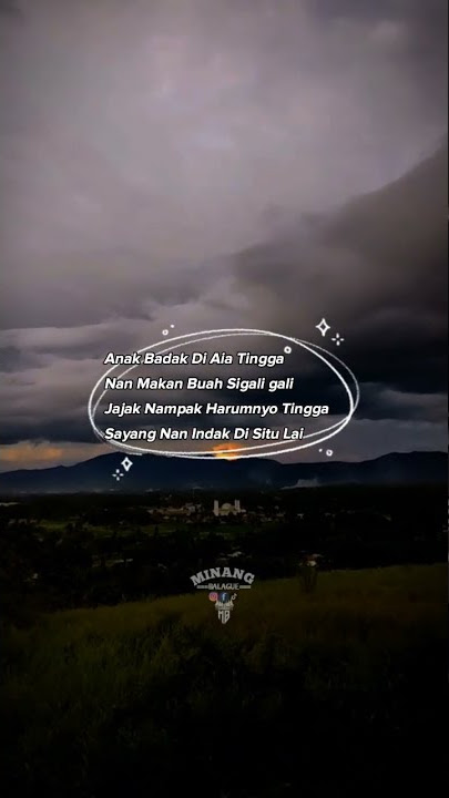 pantun Minang #minang #minangkabau #dendangminang #laguminang