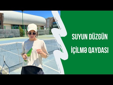 Video: Niyə su içməliyik?