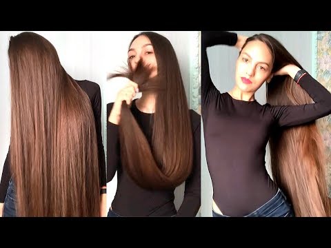 RealRapunzels | Alina's Long Hair Covering and Smelling (preview)