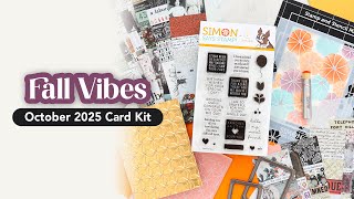 Card Kit Reveal And Inspiration: Fall Vibes