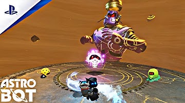 Astro Bot Gameplay - Djinny of the Lamp - Feather Cluster Galaxy | PS5