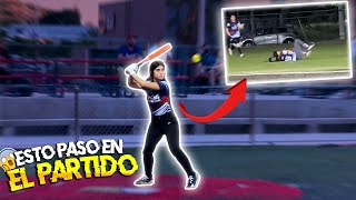 ASÍ SE JUEGA, ESTO ME HACE FELIZ *así es como terminamos en el partido de softball*|| ANDREA NAVARRO