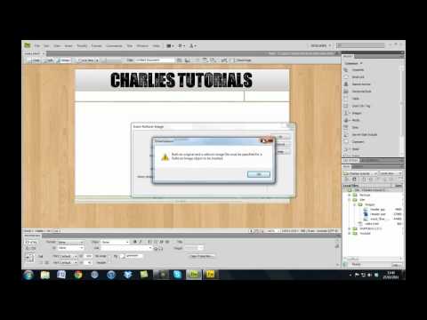 How to create a website in dreamweaver - part 2: Rollover Buttons