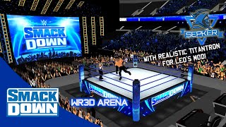Smackdown 2021 New Wr3D Arena By Sepker V1 - Crowd Return Wr3D Realistic Arena