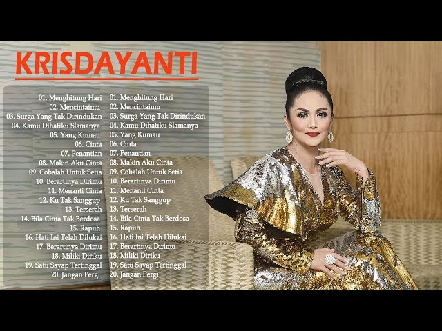 Krisdayanti - Mencintaimu - Krisdayanti Lagu Pilihan Terbaik Krisdayanti [ Full Album ] Populer class=