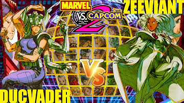 MvC2 Mvci Umvc3 DUCVADER vs ZEEVIANT pt 1