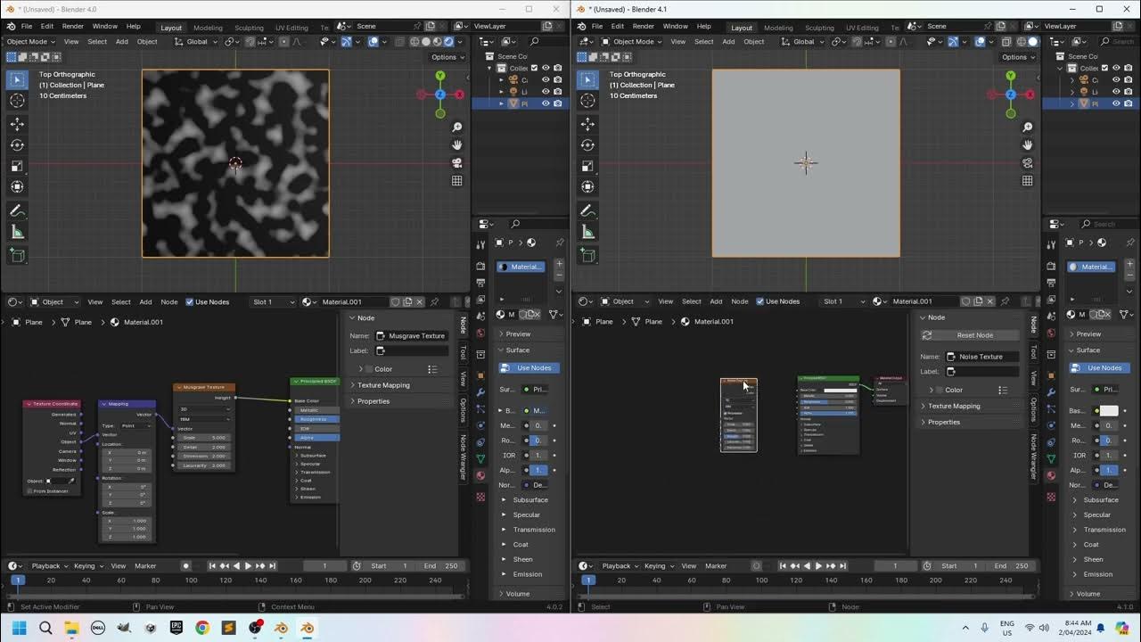 Musgrave texture in blender 4 1 youtube