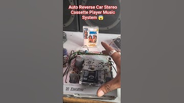 Auto Reverse Car Stereo Cassette Player Music System 😱 #carstereo #cassette #player #music #shorts