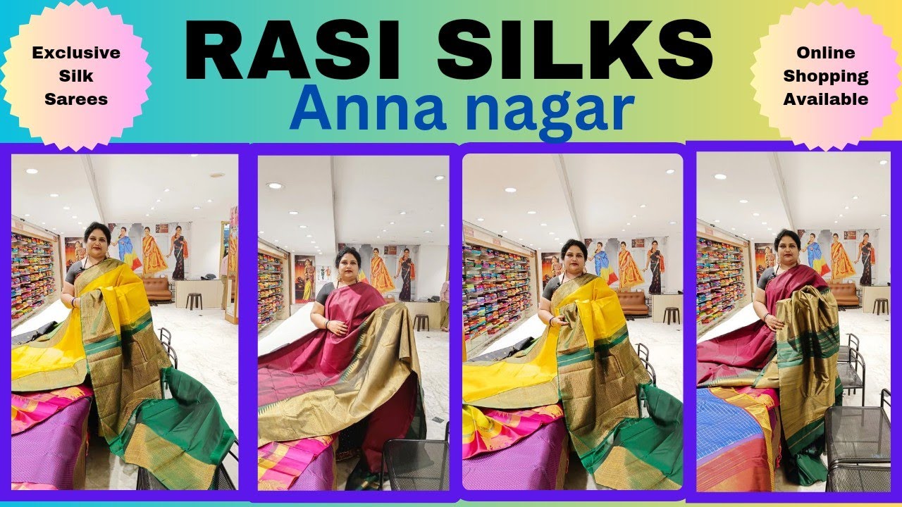 Exclusive Silk sarees in RASI SILKSAnna Nagar