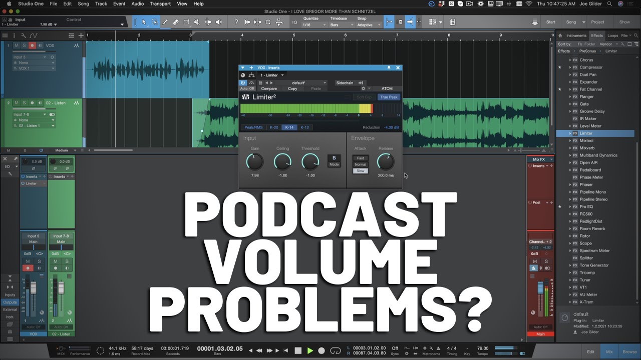 Podcast Issues Fix #Podcast Volume Problems - YouTube