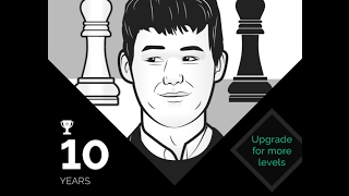 3rd Attempt: Magnus Carlsen (Age 10) vs GM Huschenbeth | Play Magnus App screenshot 2