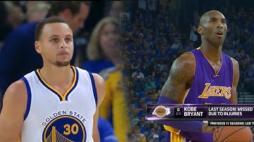 Stephen Curry vs Kobe Bryant Full Highlights 2014.11.01 Lakers at GSW - Curry Ownes IT!