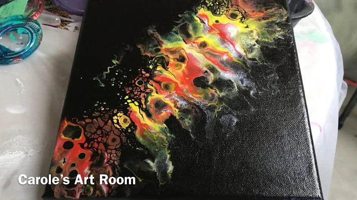 (352) Dutch Pour Technique , Acrylic Fluid Painting